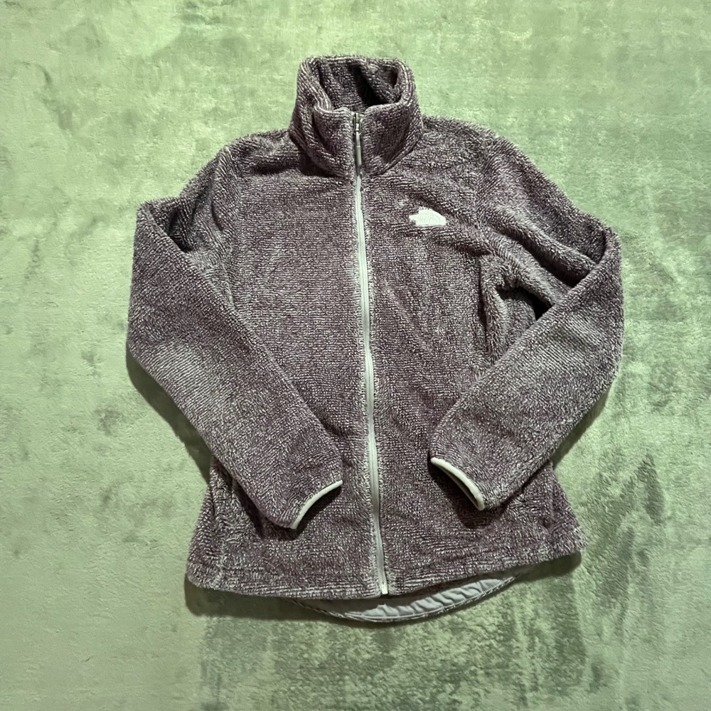 The North Face Osito Fleece Jacket Womens Medium Purple Full Zip NFOA5IZA